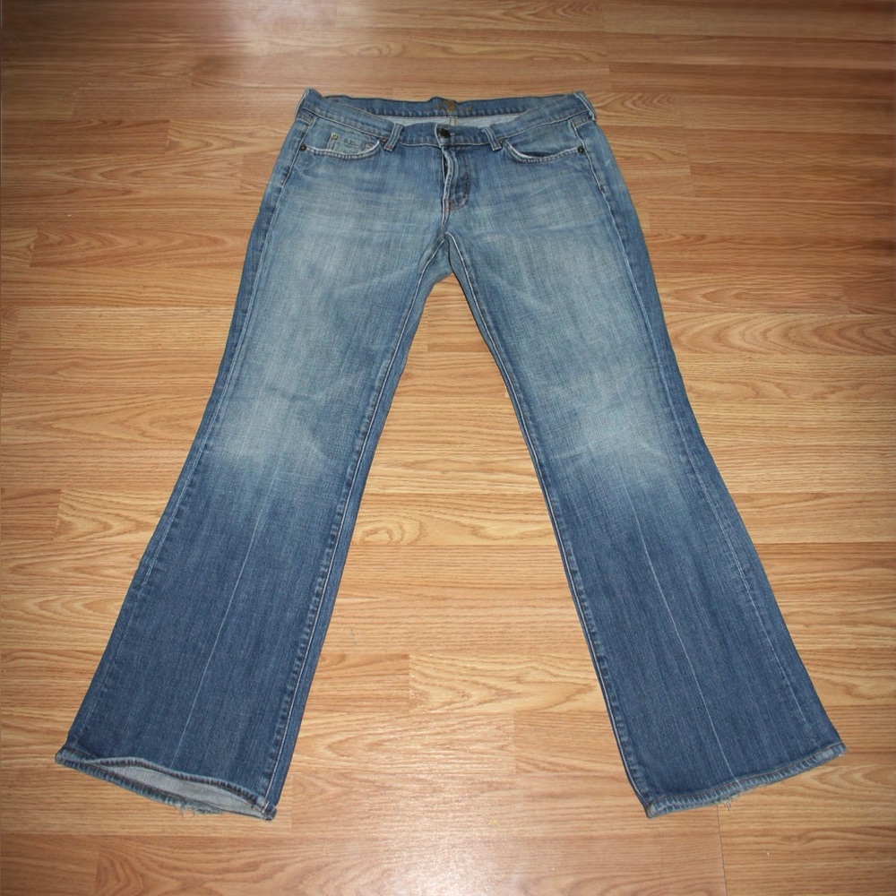 7 For All Mankind Low Rise Bootcut Jeans